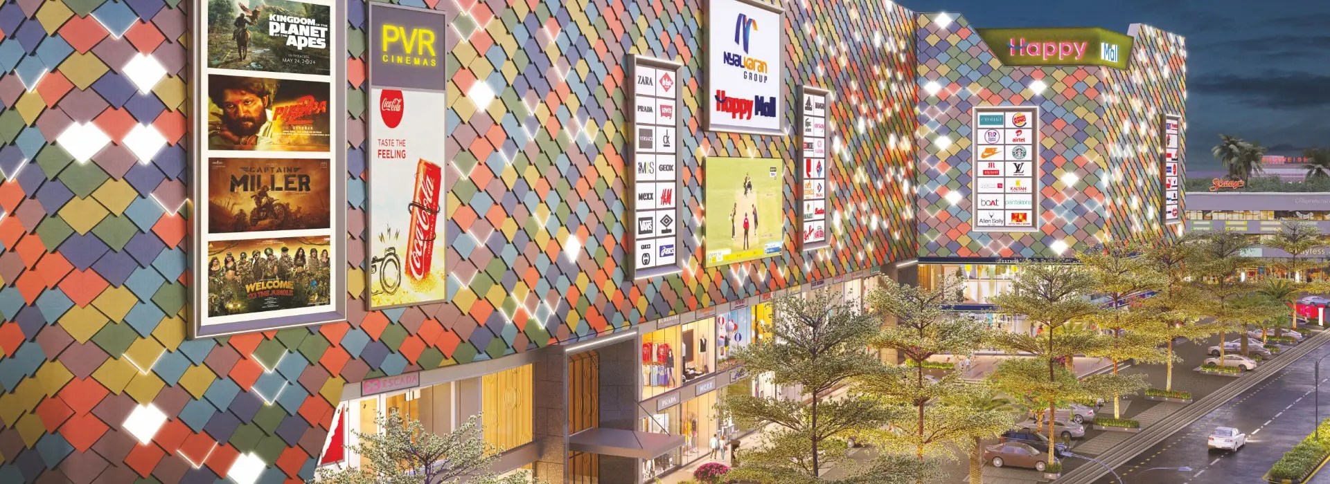 Vadodara's Mega Shopping Destination - Happy Mall