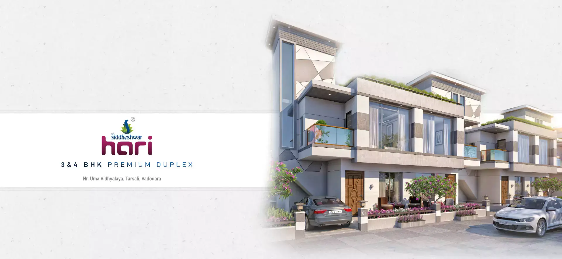 3 & 4 BHK Duplex in Vadodara - Shree Siddheshwar Hari