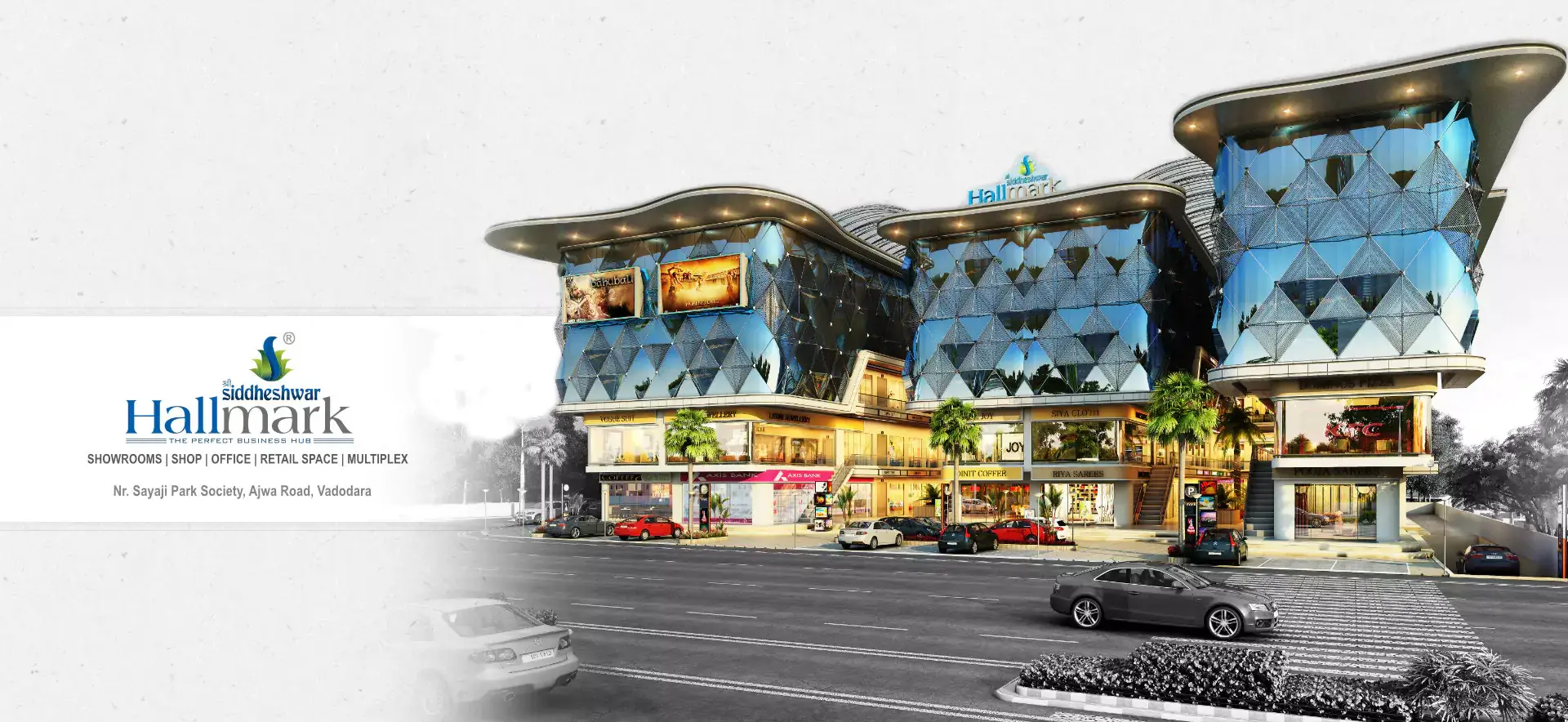 THE PERFECT BUSINESS HUB - Showroom - Offices - Shops -Shree Siddheshwar Hallmark