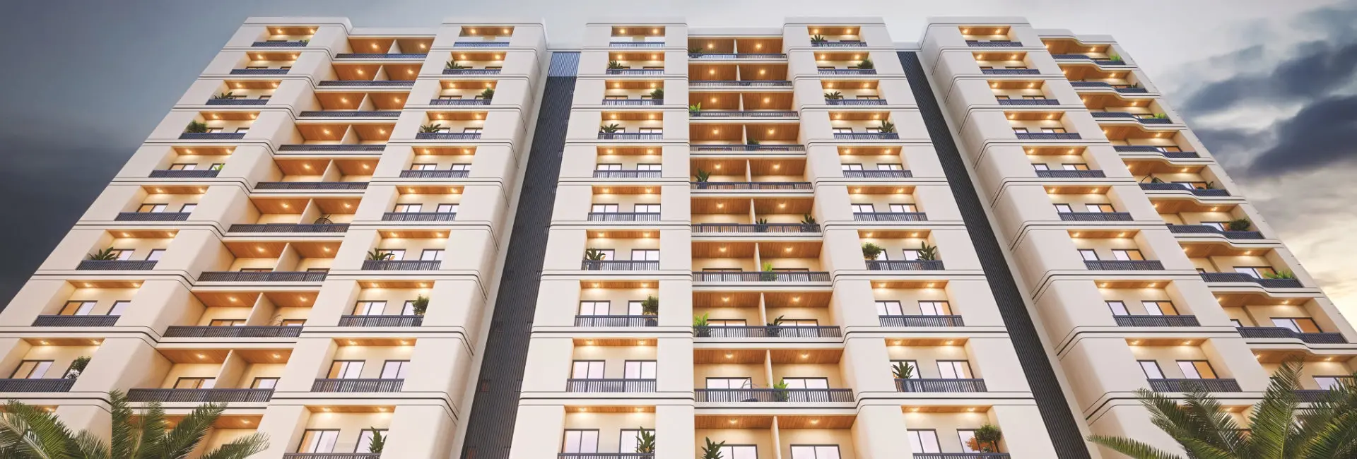 Elevation Beauty: Apartments at Shree Siddheshwar Happylife
