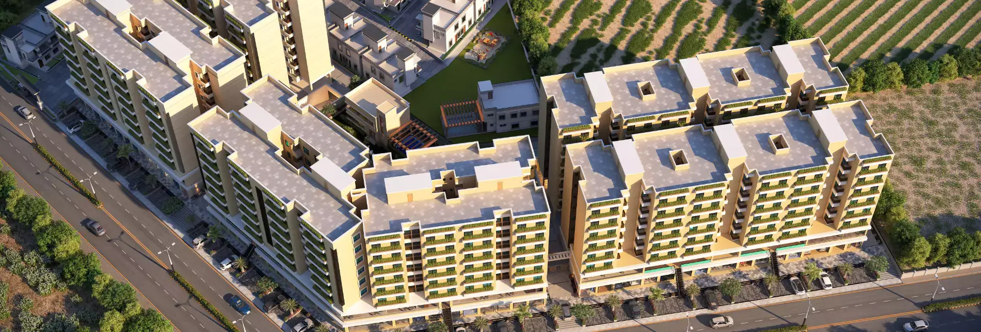 2 & 3 BHK luxurious flats in Tarsali, Vadodara - Shree Siddheshwar Habitet