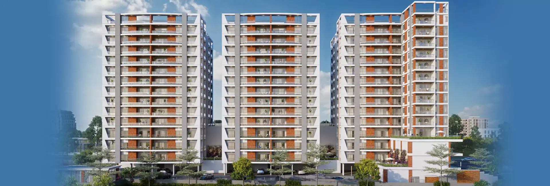 Showroom, 4B2HK & 5b3hk lavish Flats in Vadodara - Shree Siddheshwar Havelock