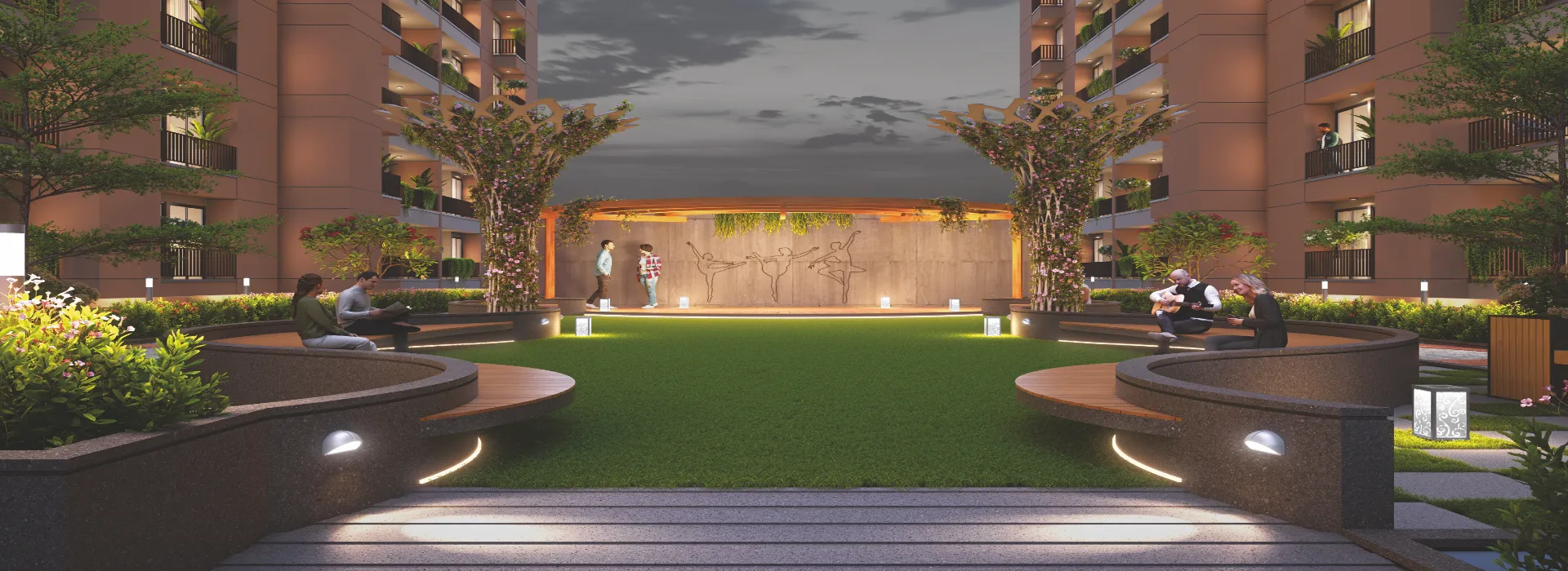 Outdoor Spaces at Shree Siddheshwar Helicon