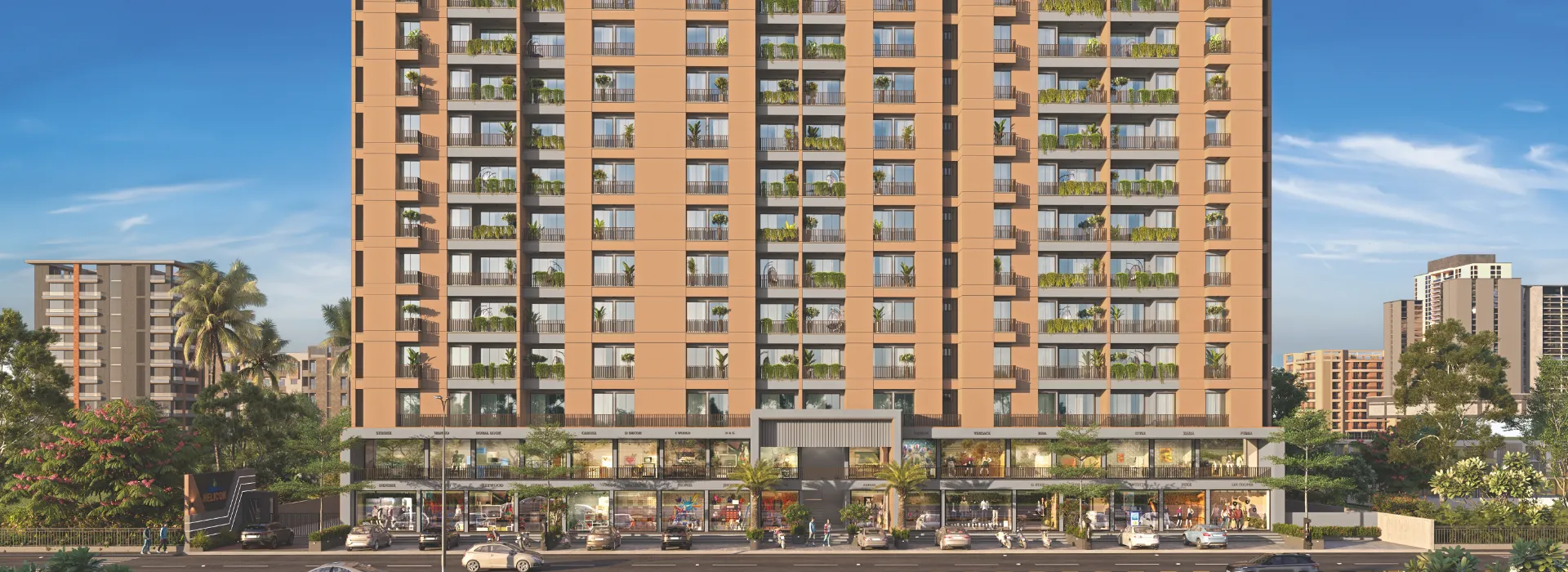 Residential and commercial building Vadodara - Shree Siddheshwar Helicon