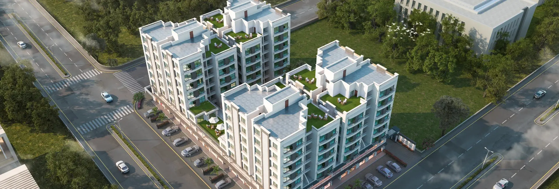 3bhk flat Waghodia road Vadodara - Shree Siddheshwar Heliconia