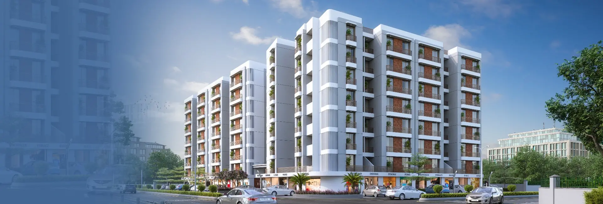 Shop, 2 & 3 Bhk flats in Vadodara - Shree Siddheshwar Highview