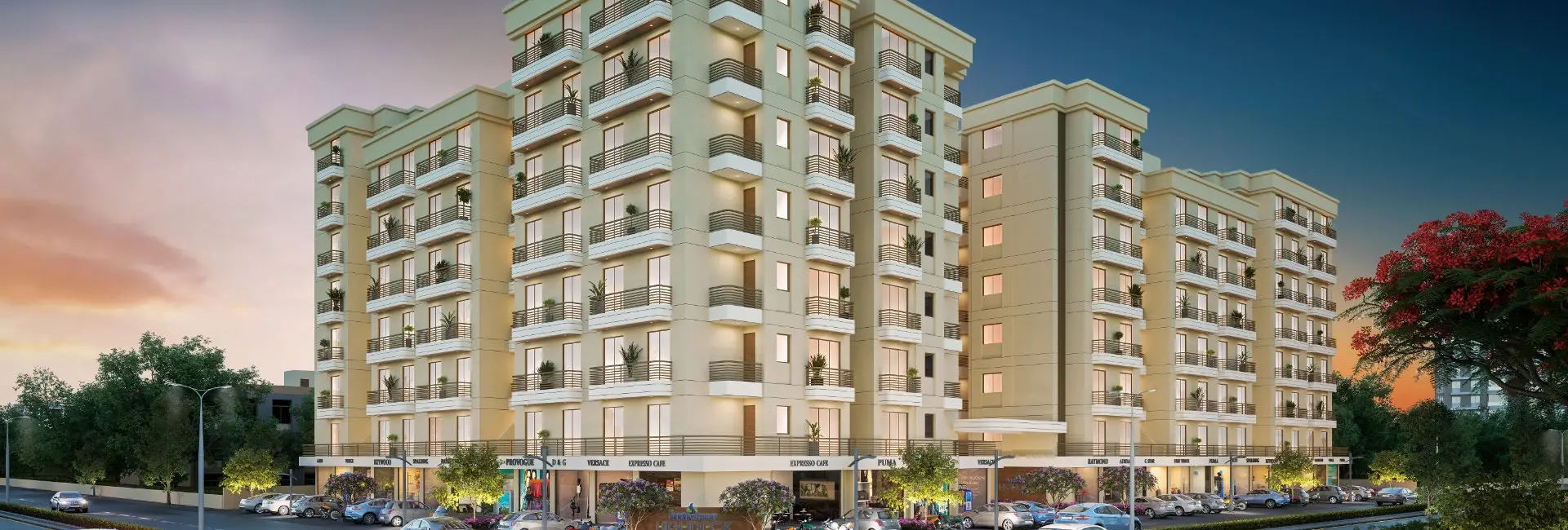 Flats and Shops in Harni, Vadodara -Shree Siddheshwar Highdeck