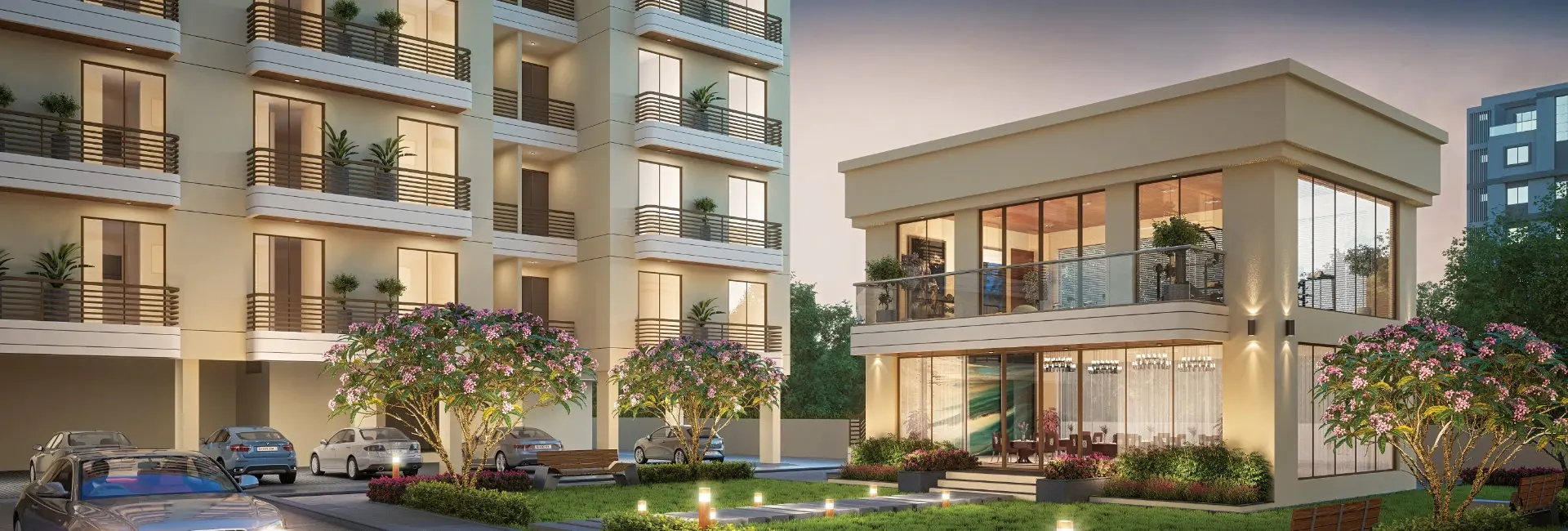 2,3 and 4BHK Premium Flats and Shops Vadodara -Shree Siddheshwar Highdeck