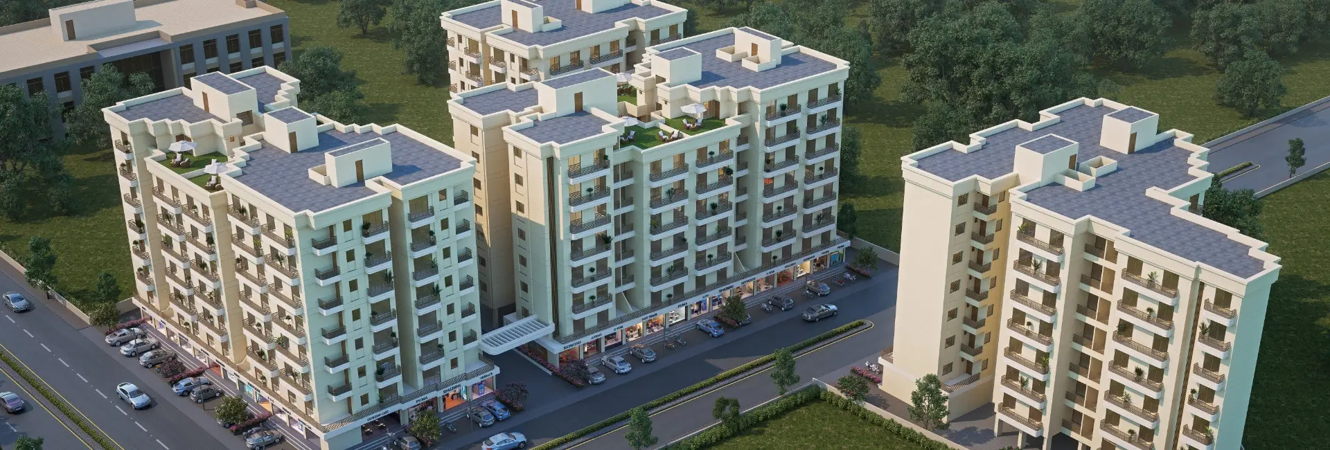 Residential and commercial apartment in vadodara - Shree Siddheshwar Highdeck
