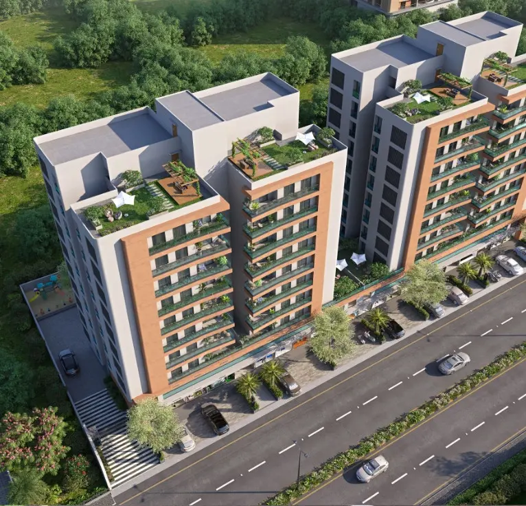 Top View Of Shree Siddheshwar Highline - Nyalkaran Group