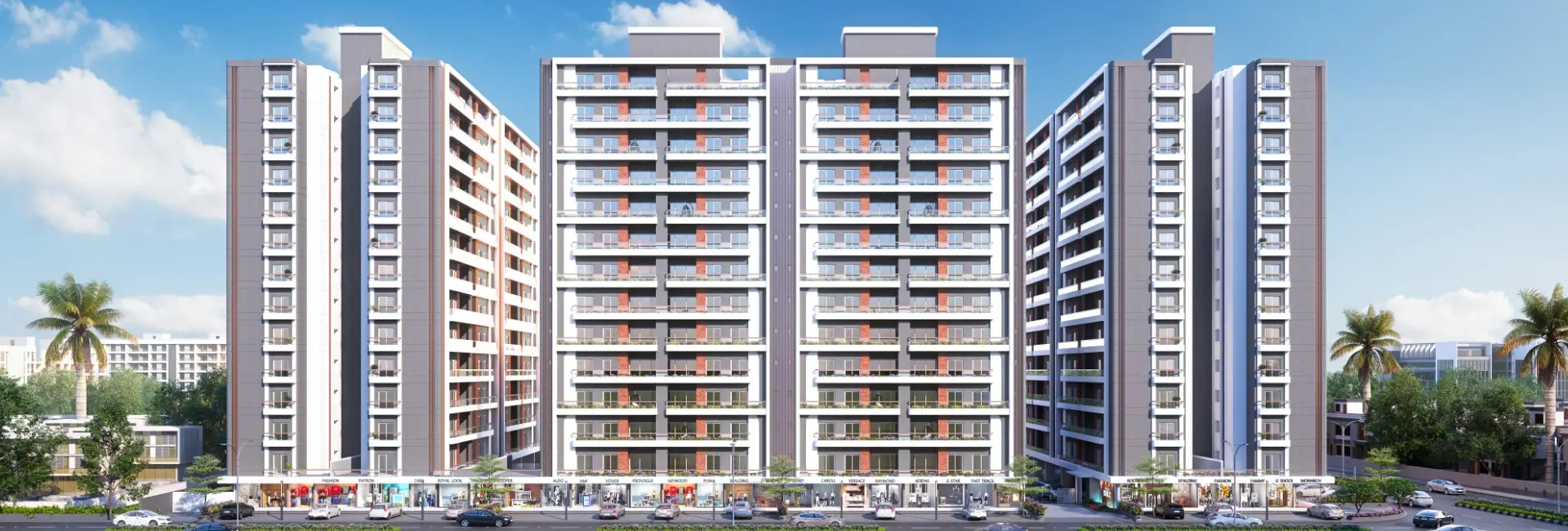 Residential building in vadodara - shree siddheshwar Highness