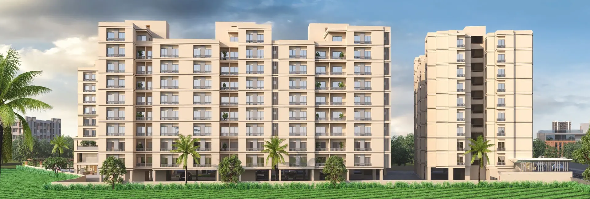 Residential and Commercial building - Shree Siddheshwar Hilltown